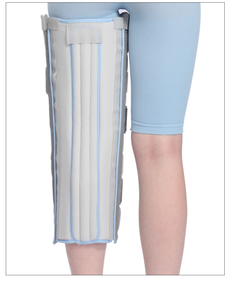 膝关节支具膝盖腿部韧带劳损固定夹板护膝下肢长腿护具 二代 加固款