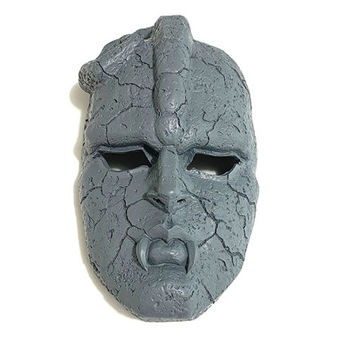 石鬼面具树脂jojo的奇妙冒险cos石像鬼二次元动漫万圣节恐怖装饰道具 
