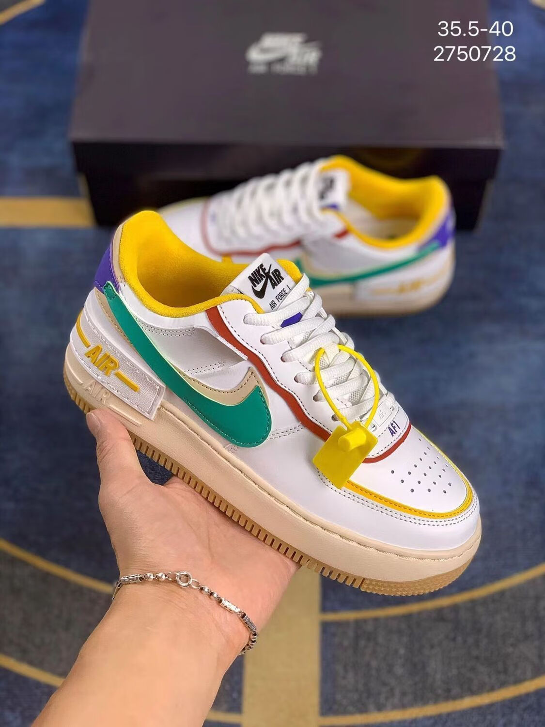 【官方甄选】纯原高品质纯原高品质马卡龙空军一号轻量增高低帮板鞋