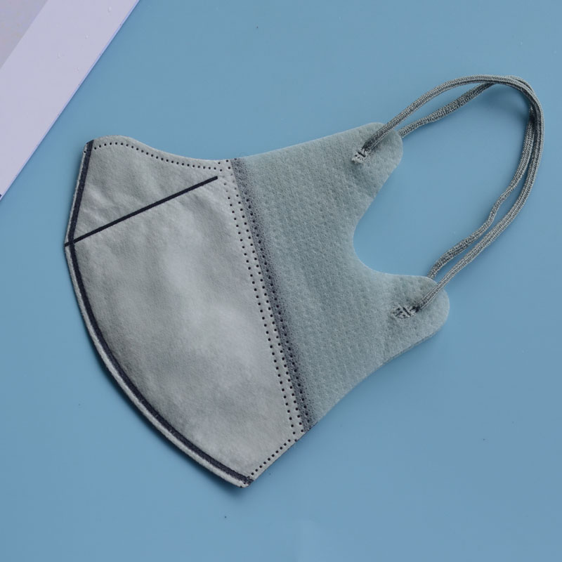 olevo莫兰迪多色口罩成人一次性3d立体口罩三层透气防尘雾霾时尚男女