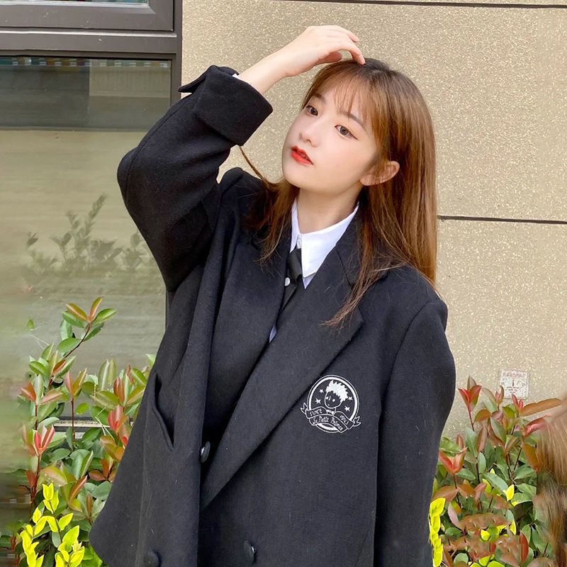 片希lolita假发女长发自然全头套圆脸齐刘海黑色中长发减龄发型发套深