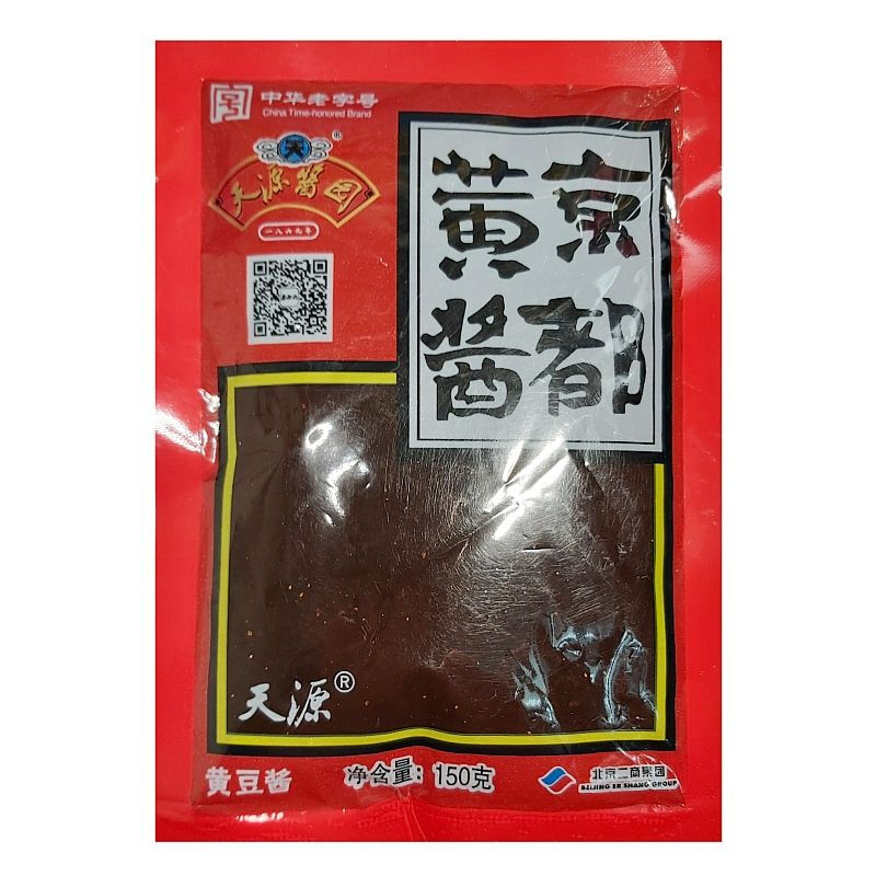北京六必居甜面酱天源京都黄酱黄豆酱烤鸭甜面酱干黄酱杂酱面酱美味