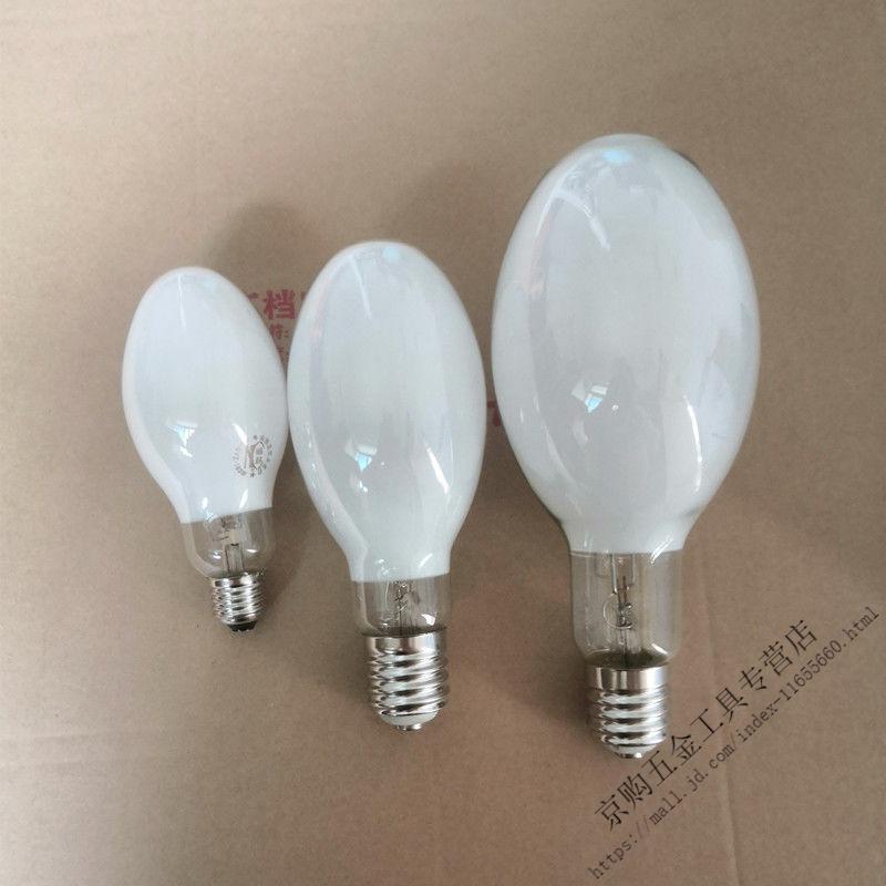 汞灯厂房工地照明荧光灯工矿灯头自镇流荧光高压汞灯寿命长老实白炽灯