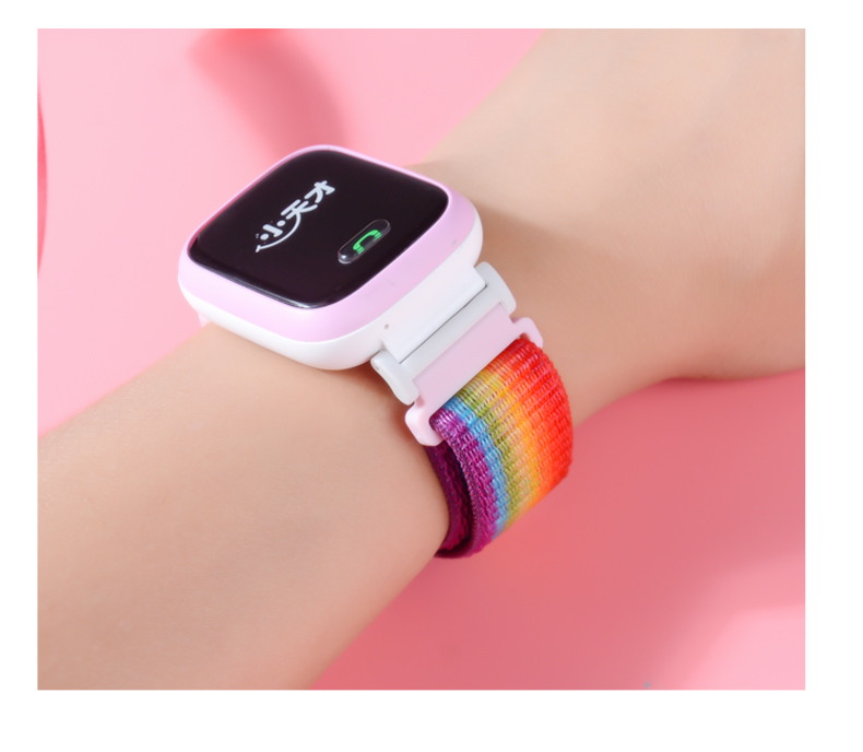 长款-七彩色 小天才y02/y01s通用尼龙表带