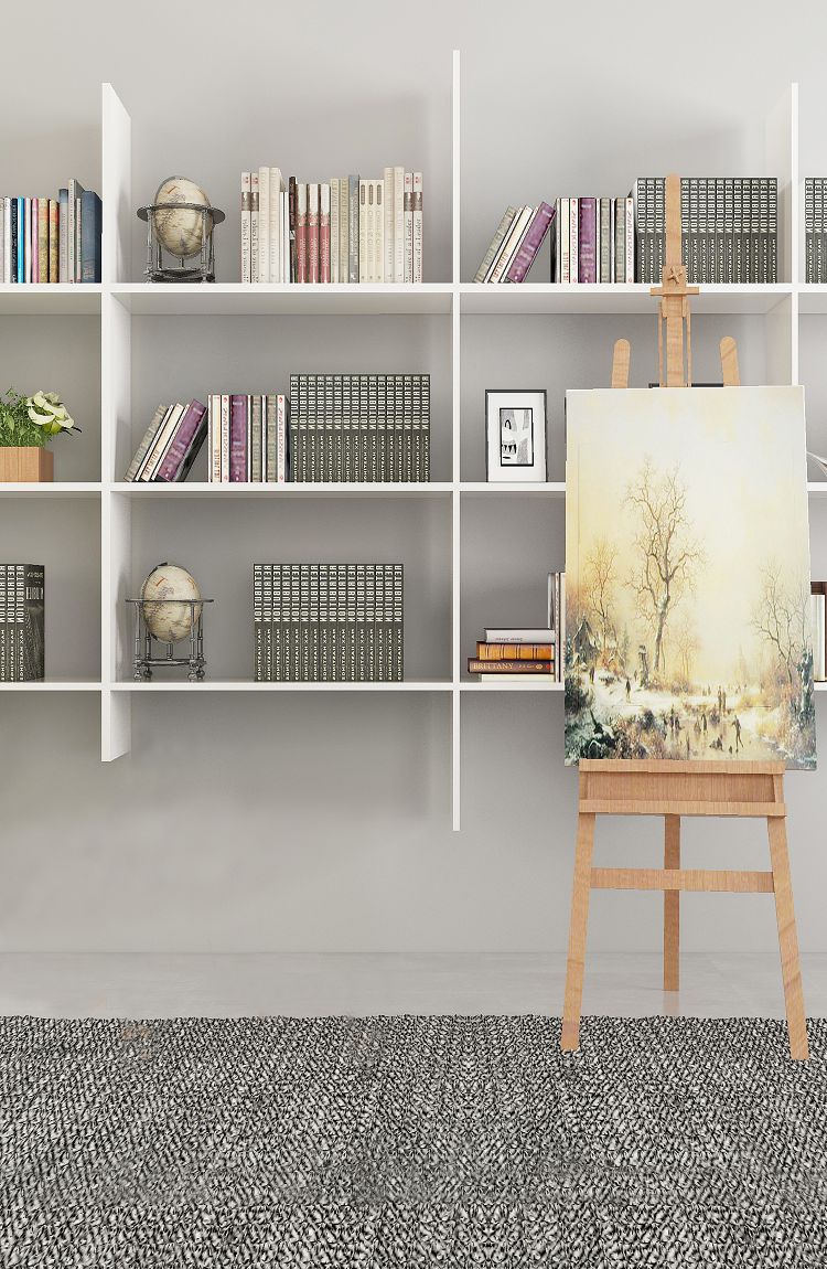 书橱背景墙布3d立体背景布直播背景布主播背景布网红背景布背景墙擎嵘