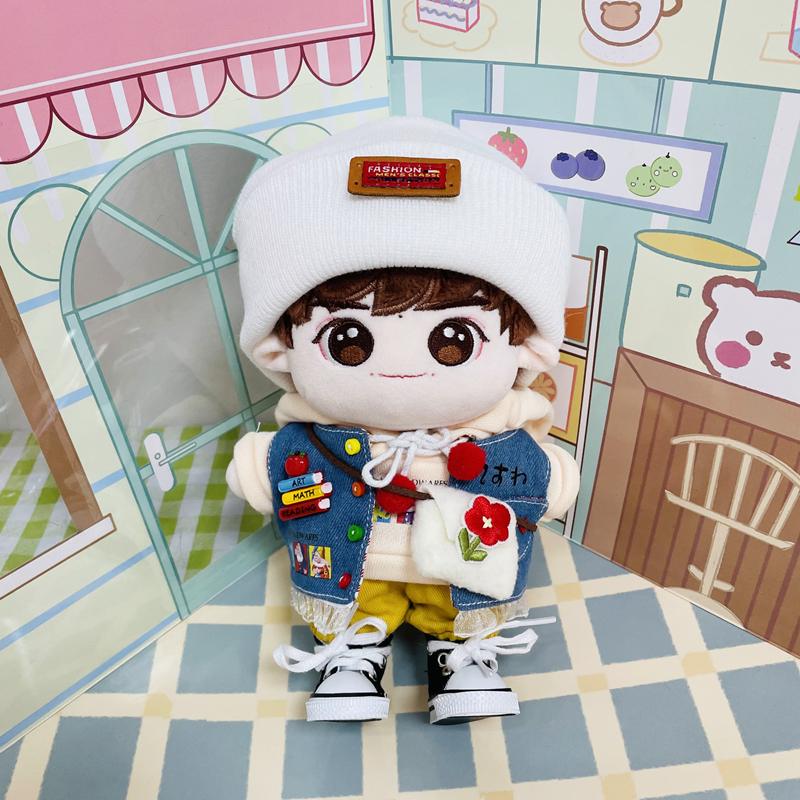 迪士尼(disney)tfboys易烊千玺娃娃公仔宝宝20cm毛绒玩具玩偶现货出生