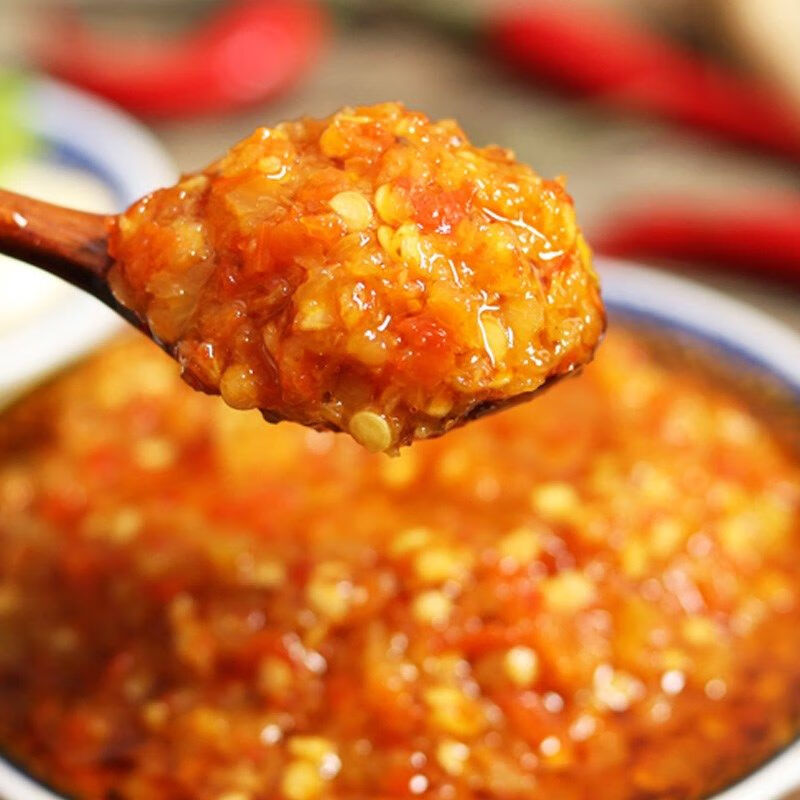 御厨香御厨香特辣王270g广东自制辣椒酱超辣下饭湖南香辣蒜蓉拌饭特辣