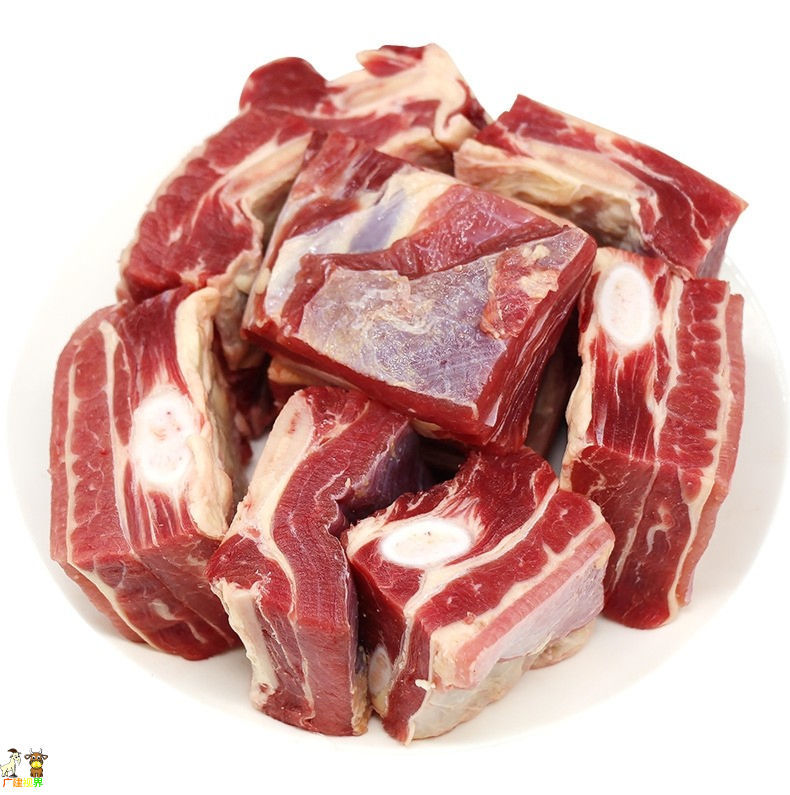 顺丰现货清真多肉牛排块肉厚骨小肥瘦适中新鲜牛肋排块牛大排批发多肉