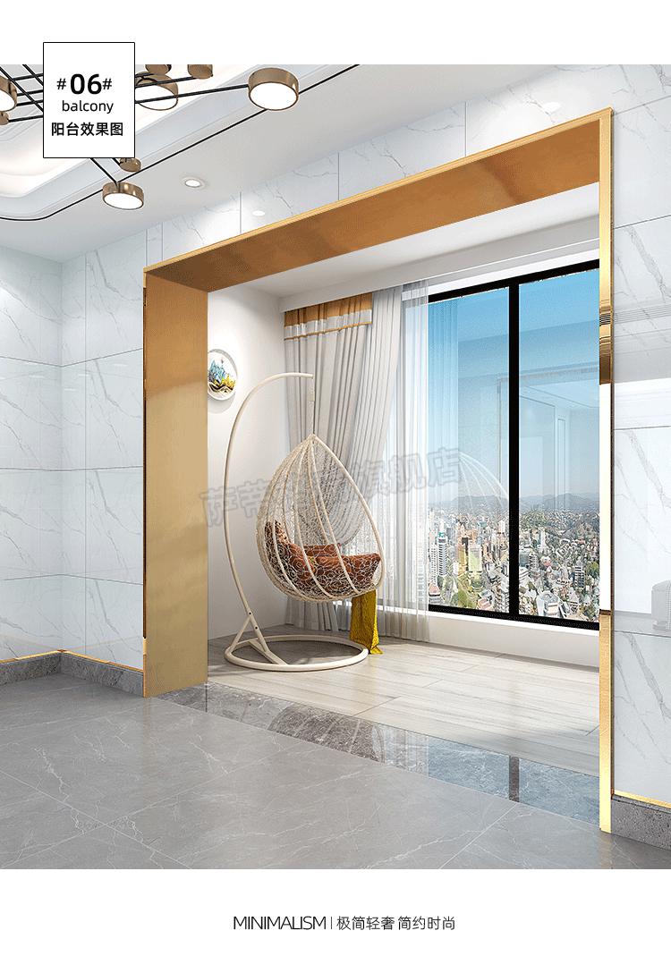 不锈钢门套门框定制窗套包边装饰垭口套进户套铝合金金属钛合金条