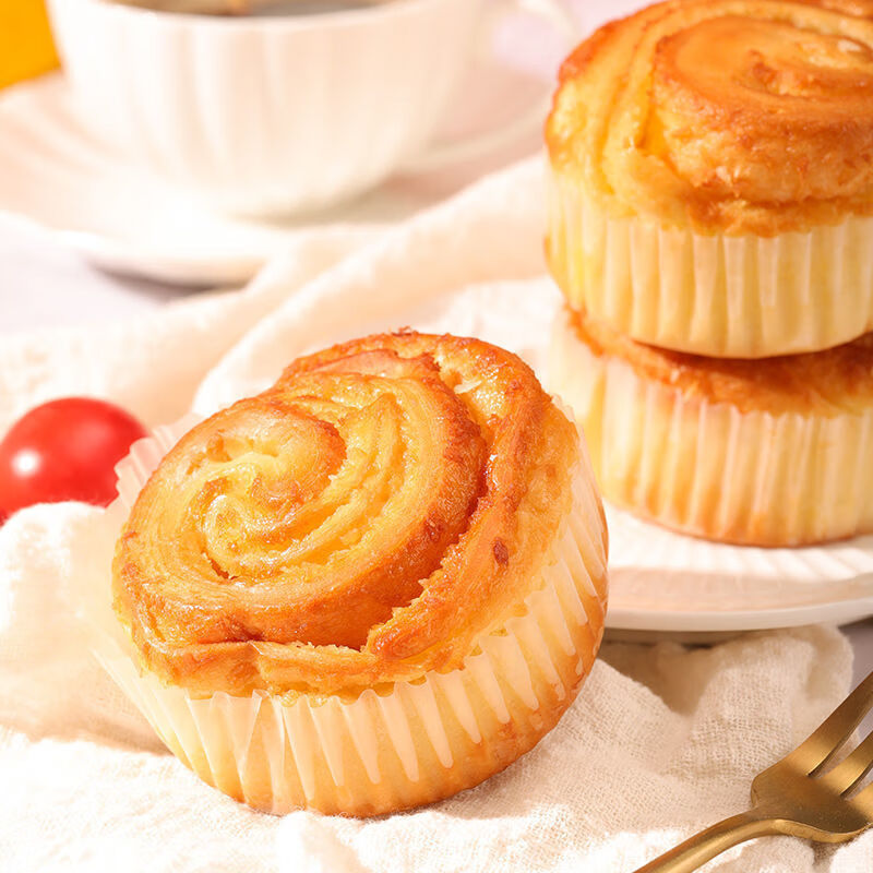 千丝椰蓉蛋挞面包400g箱早餐手撕软面包点心休闲小吃餐饱腹食品椰蓉