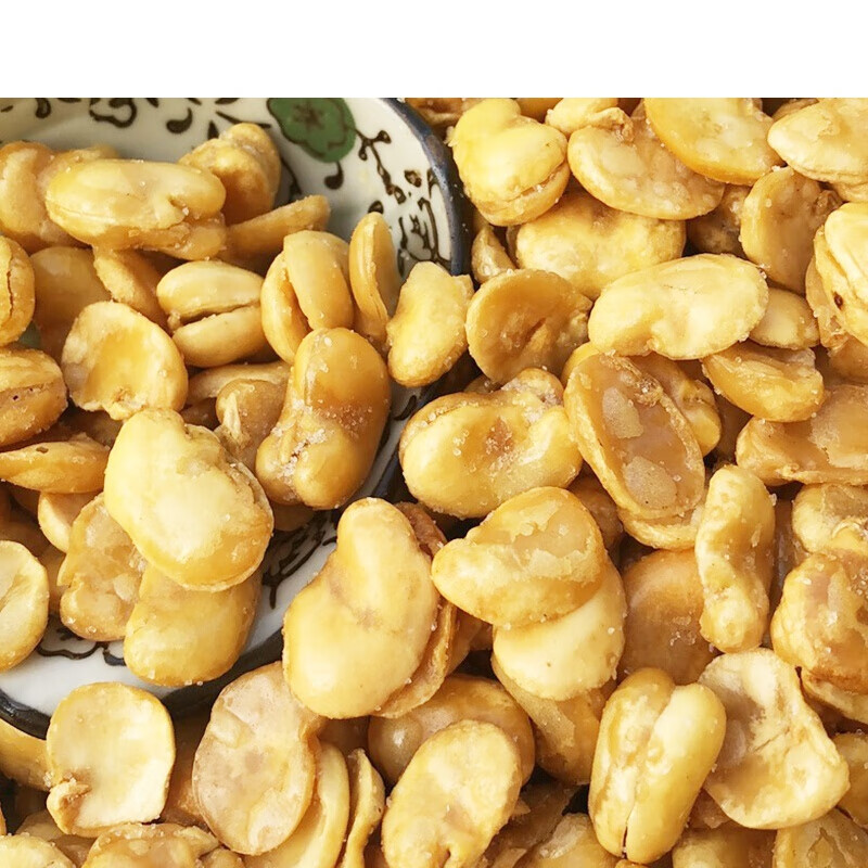 橙伯乐山西大同特产莲花豆浑源小媳妇凉粉大豆瓣油炸蚕豆·· 莲花豆