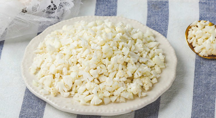 《jd优选》花椰米花椰菜米饭粒主食生酮零脂花菜碎正餐花菜米 (1200g)