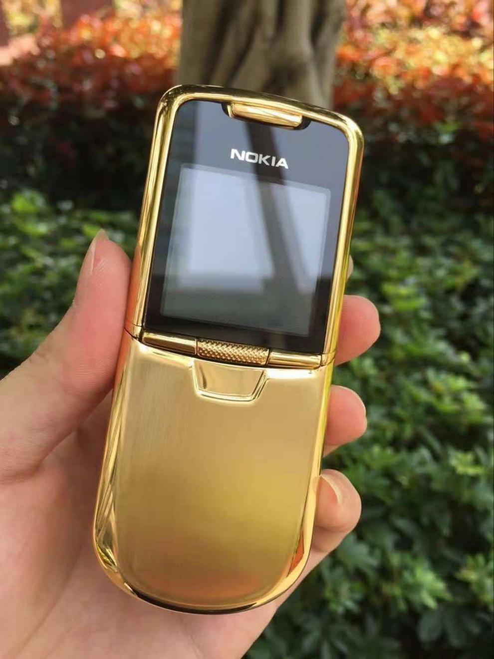 nokia/诺基亚8800滑盖手机商务老款原装全钢金属经典怀旧手机 黑色 1