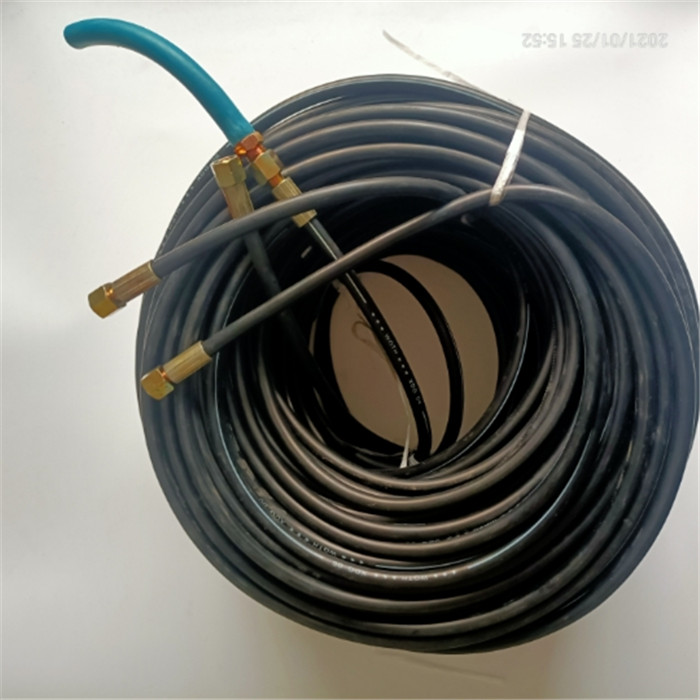光面阻燃高压钢丝氧气管焊割专用氧气管耐磨耐烫柔软防爆6mm气带双跟