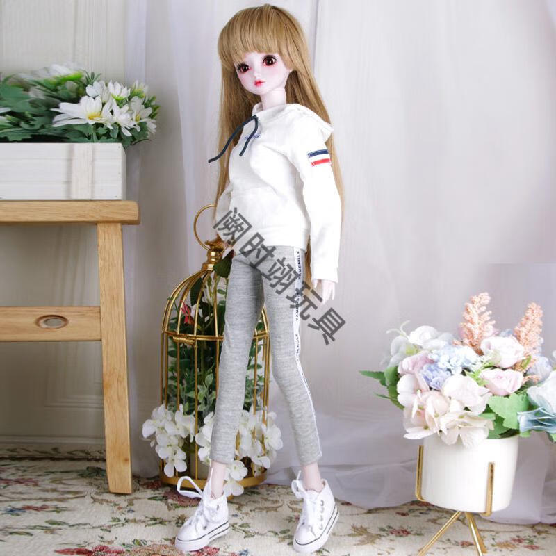 芭比娃娃校服60厘米叶罗丽芭比娃娃衣服jk制服仙子公主连衣裙bjd娃鞋