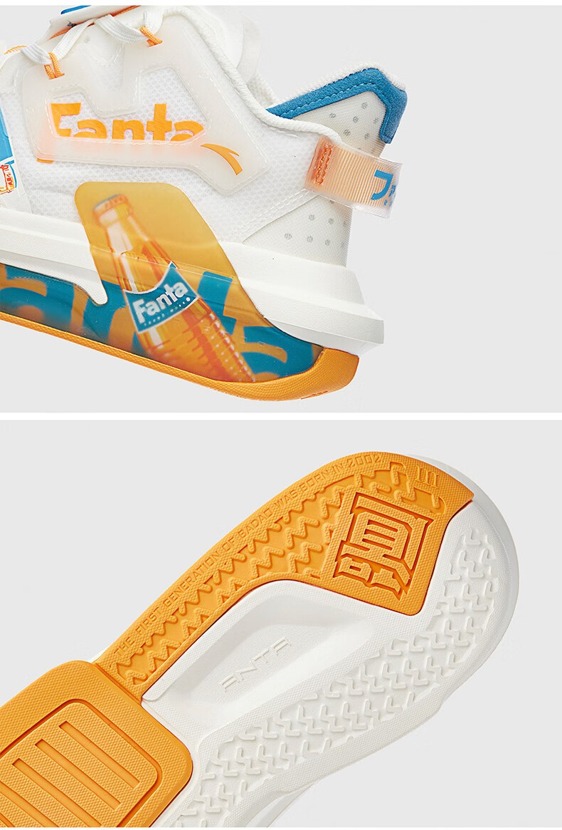 安踏霸道情侣休闲鞋男鞋芬达联名款官网旗舰2021秋冬季新款网面透气