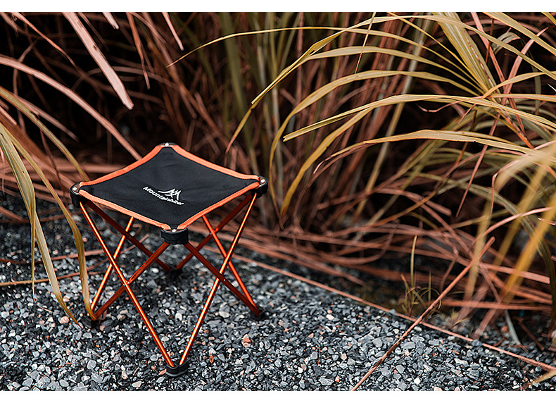 山之客mountainhiker方形铝合金小马扎户外便携式折叠小板凳钩鱼野营