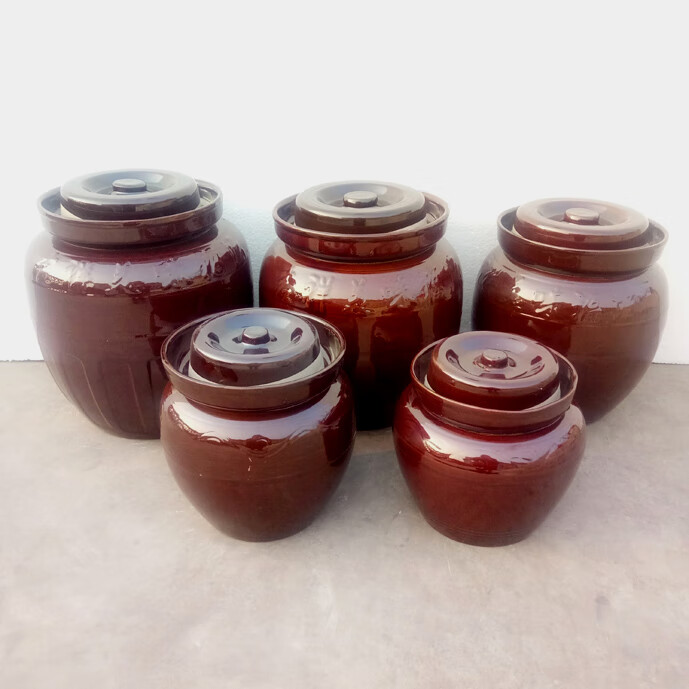 腌咸菜的小缸腌咸菜的坛子家用陶瓷泡菜坛子加厚腌菜坛子土陶罐咸菜