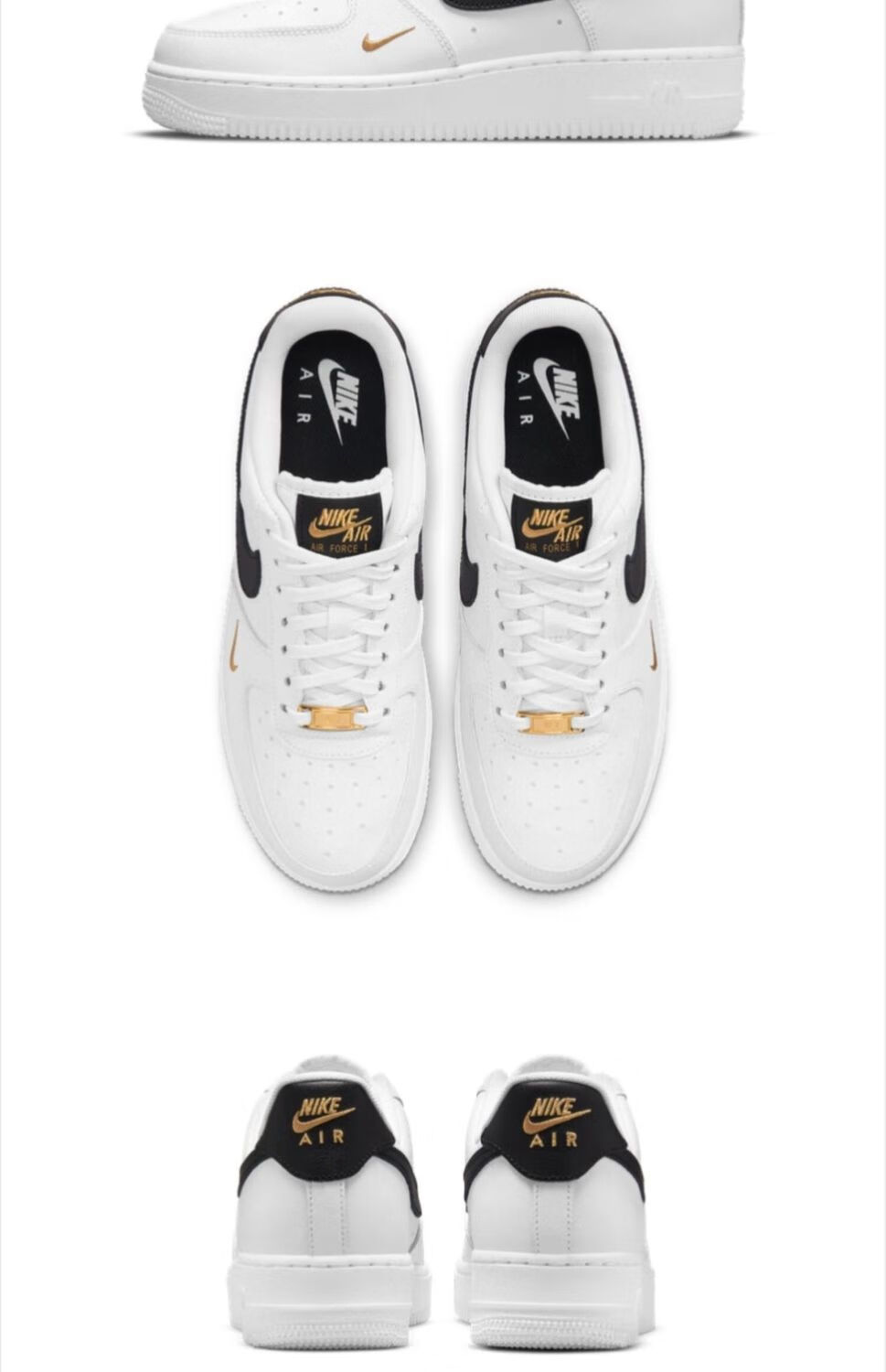 nike耐克联名af1空军一号泼墨洛克公园蓝白缝线男女鞋运动鞋休闲