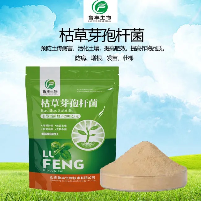 鲁丰枯草芽孢杆菌200亿微生物菌剂死苗烂根土壤病害有机肥料1000g 肥