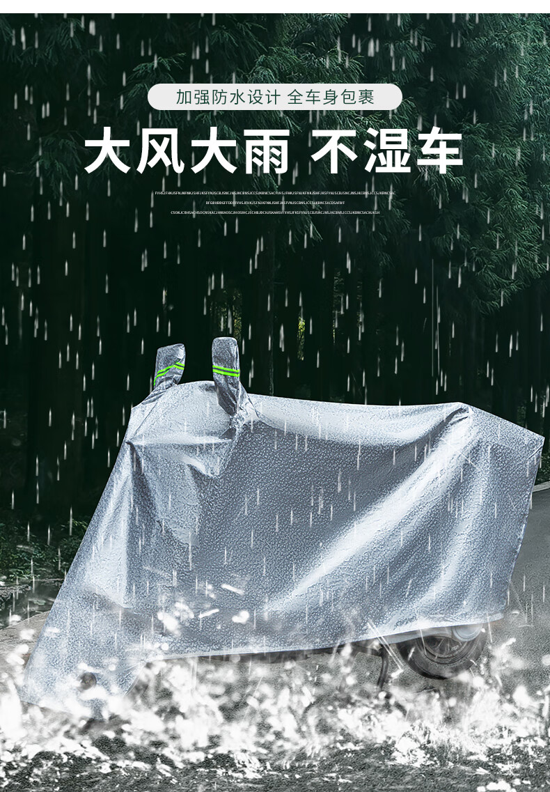 适用爱玛nq-1甲壳虫三轮车nq-2雨披车衣电动车n2/n8乐酷mini雨衣 电动