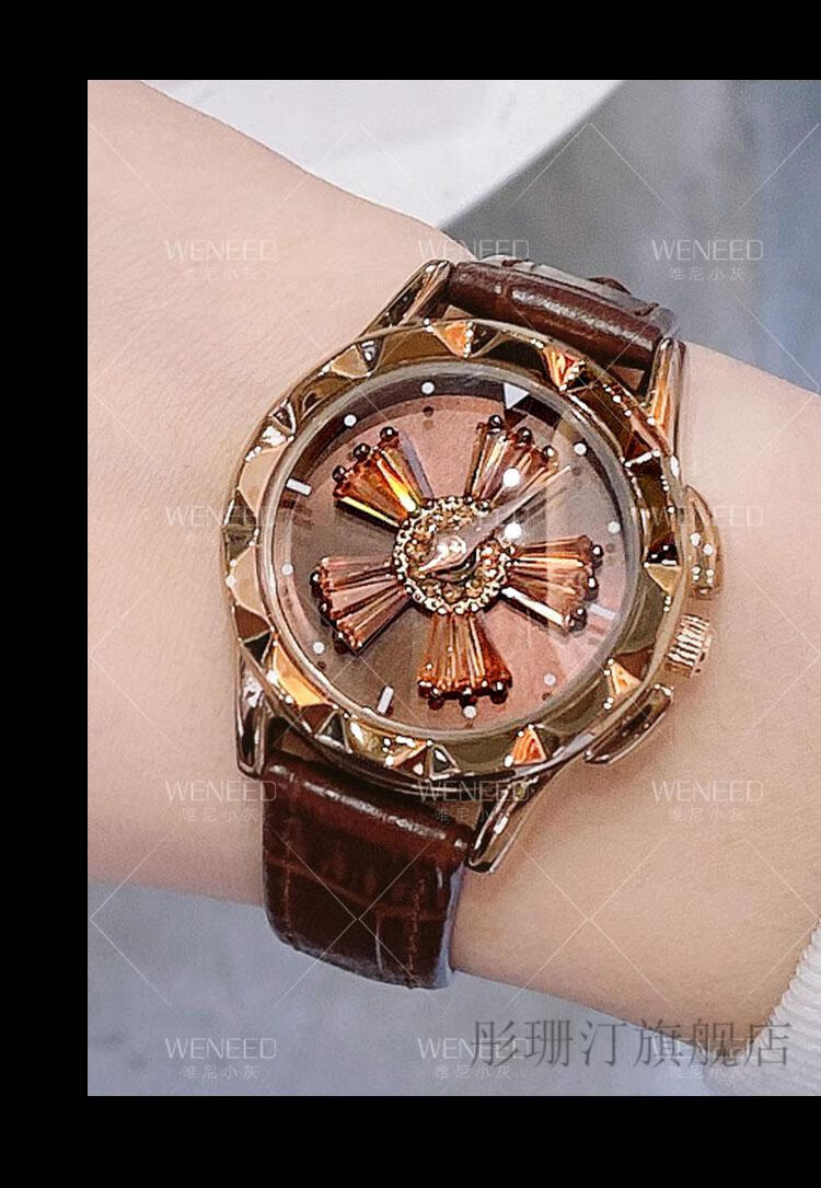 韩国tt手表 2021年新款韩国tt时来运转手表女女款小众夏季气质轻奢