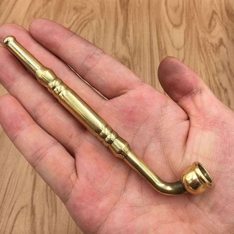 迷你纯铜烟斗金属烟杆 抽一口锅便携 卷烟旱烟黄铜烟