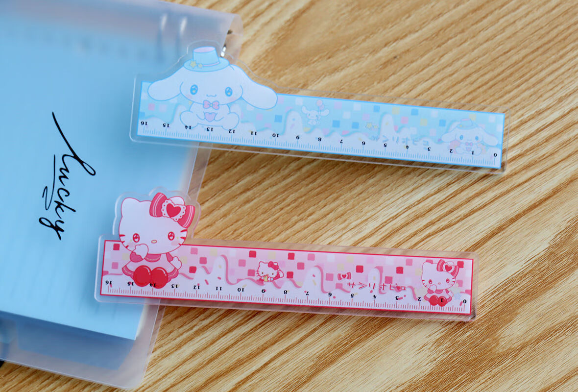 晨兴得 少女心玉桂狗库洛米美乐蒂尺子文具学生直尺账尺标尺sn5120