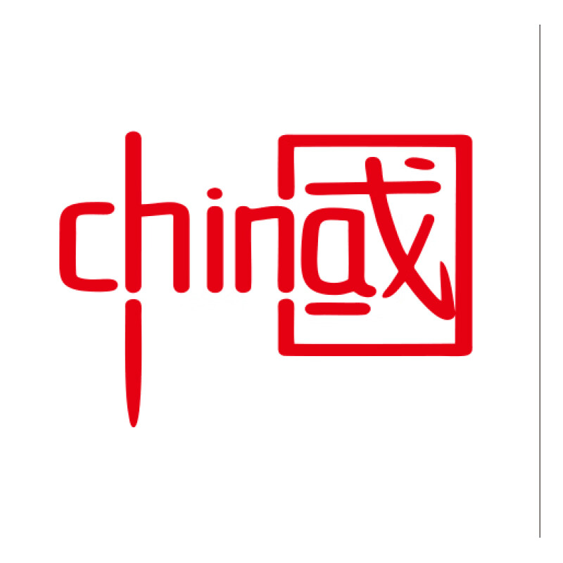 china空心艺术字图片