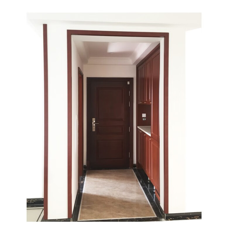 木门实木复合油漆门窗套门套线定制窗口包边垭口套预付金 红樱桃(实木