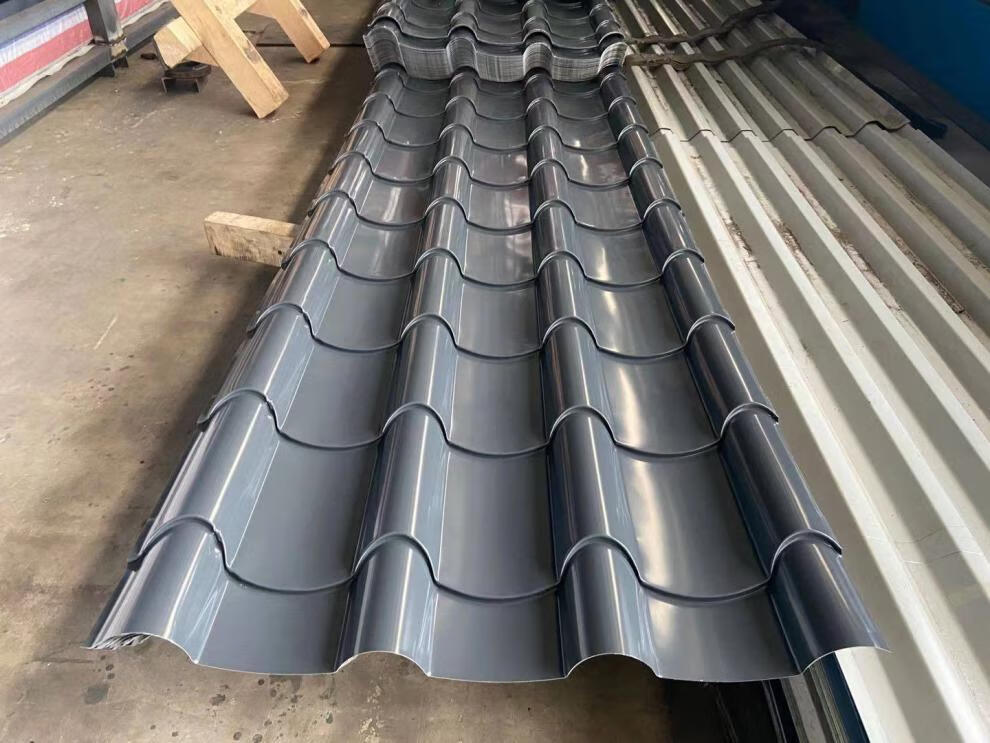 3003防腐铝瓦楞板合金屋面厂房瓦片屋顶铝瓦定制铝合金瓦 彩铝滴水