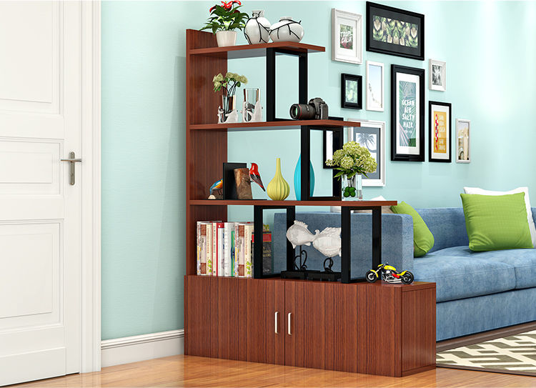 入户鞋柜储物柜现代简约客厅进门玄关柜隔断门厅屏风装饰柜置物架暖白