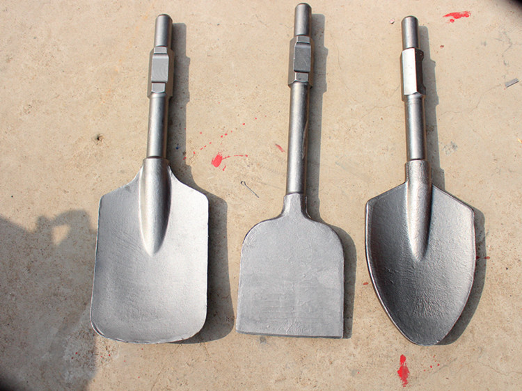 电镐加宽扁凿加宽扁铲混凝土扁凿电镐铲子挖土铲子桃心铲