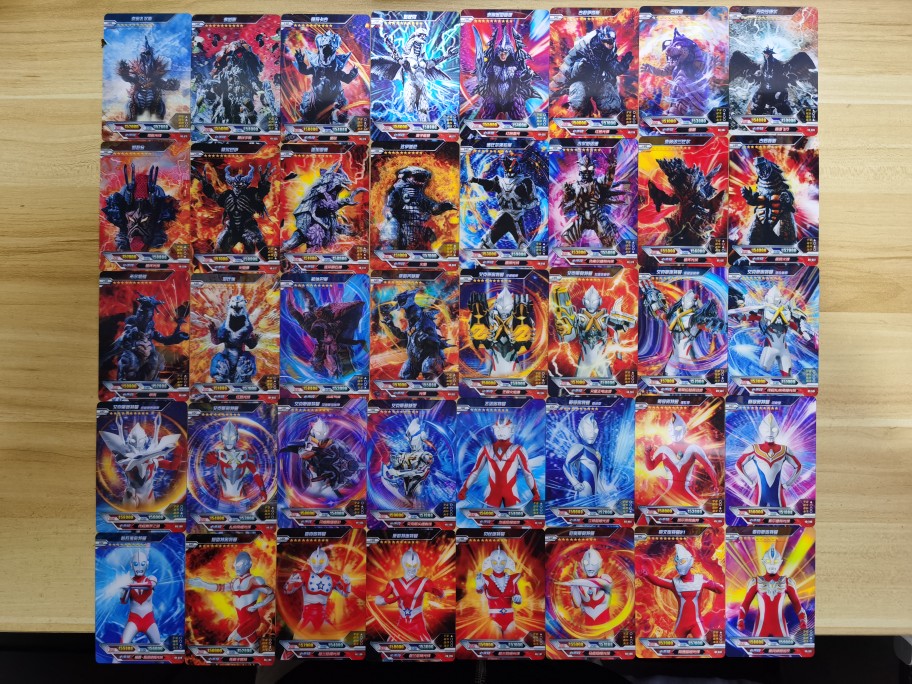 奥特曼卡牌15弹十元139张大全套shr特利迦迪迦奥特曼卡片捷德zr全烫金