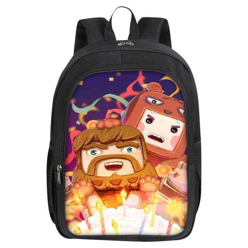 京品优选迷你世界卡通游戏周边儿童书包小学生双肩包男女孩初中一二三