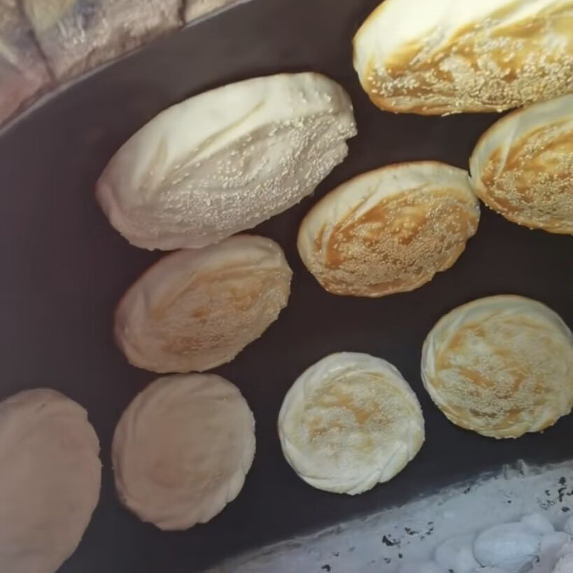 山东吊炉烧饼菏泽土特产传统河南咸味大烧饼五香火烧聊城手工小吃10个