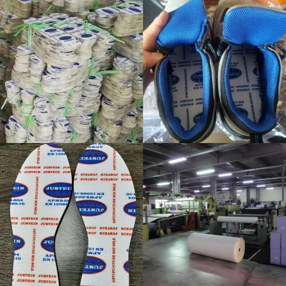 工地防刺鞋垫凯夫拉鞋垫防钉耐磨轻便防扎防钉耐曲折防钢布鞋垫无印刷