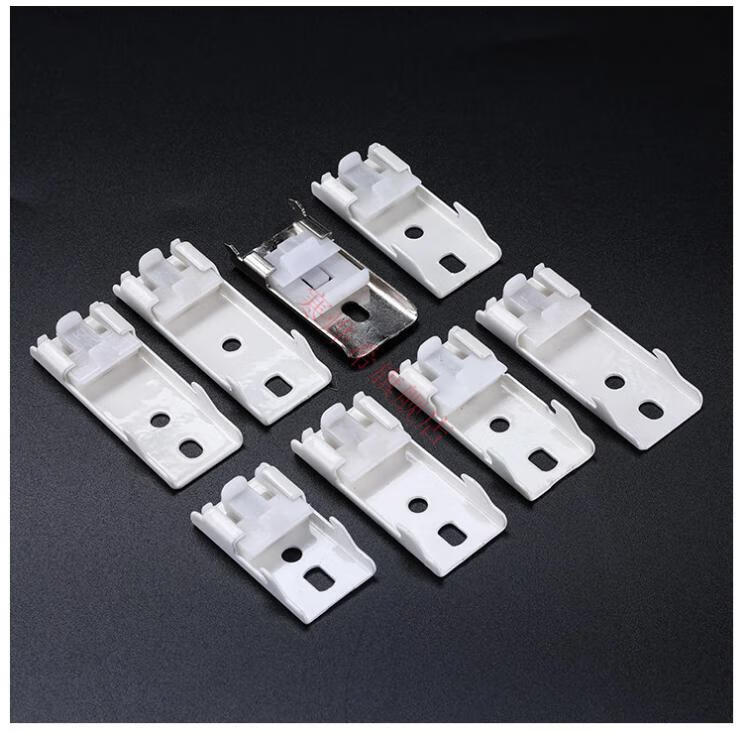 窗帘轨道卡扣窗帘轨道安装码配件支架固定卡扣卡子窗帘轨道直轨弯轨