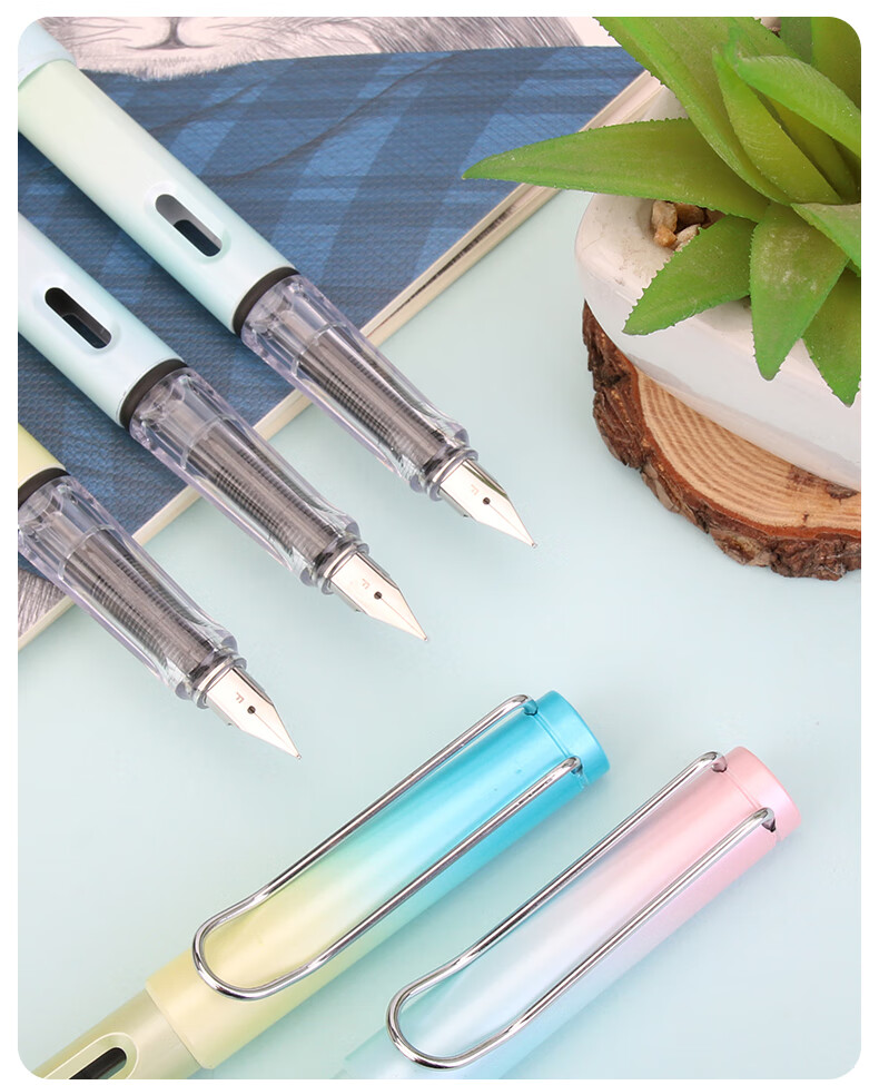 睿缘可擦钢笔魔力擦小学生三年级专用晶蓝墨蓝黑色墨囊可替换热敏可擦