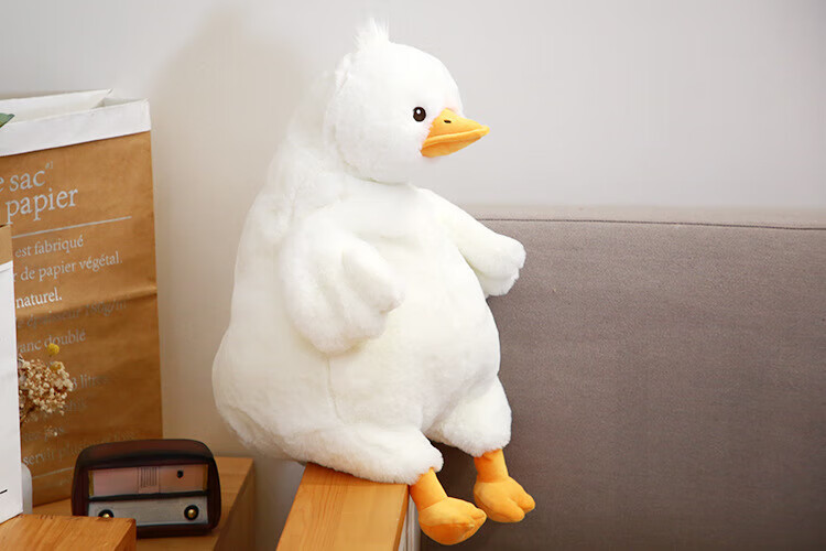 澜郜迪士尼(disney)呆呆鸭躺平鸭玩偶大白鹅抱枕抱睡沙发鸭子毛绒公仔