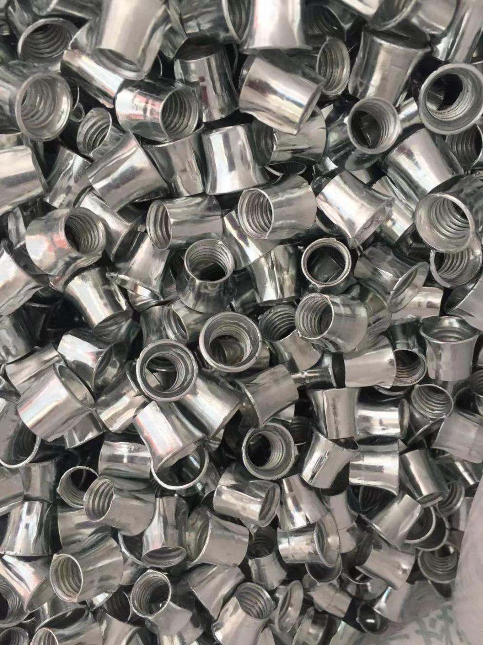 吊顶拉爆头三件套膨胀管套装丝杆配件膨胀管螺母锥母顶爆m6m8m10m6三