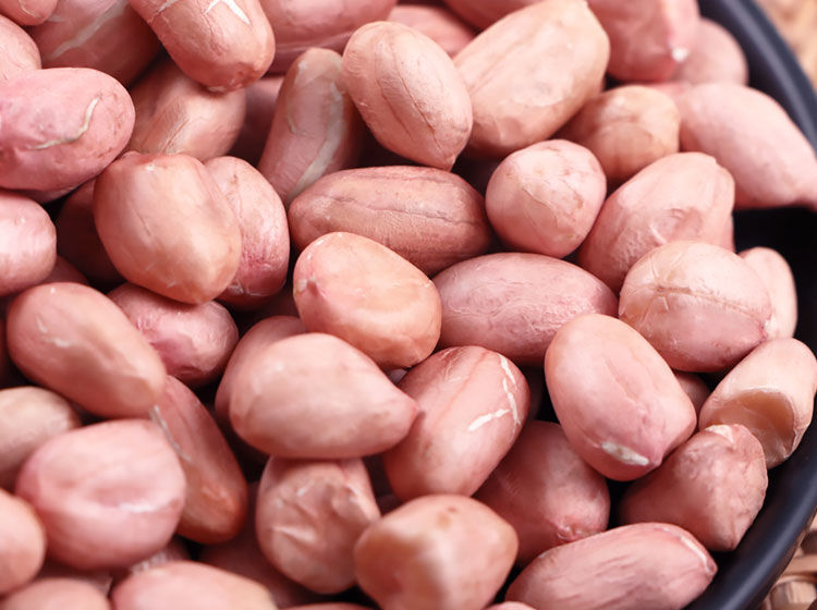 20年新货花生米壳白沙花生米新鲜粉红皮生花生批发250g5斤普通小颗粒