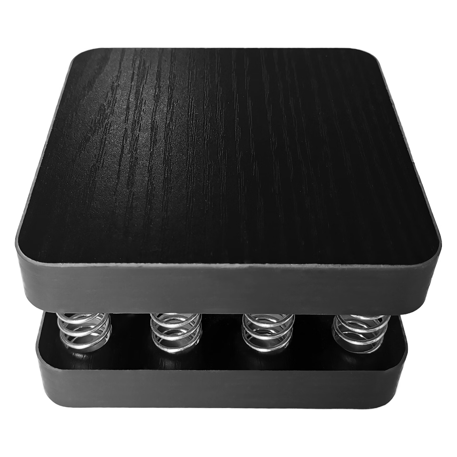 ktv酒吧隔音减震垫弹簧软硬可调防震底座低音炮防共振地面减震器黑色