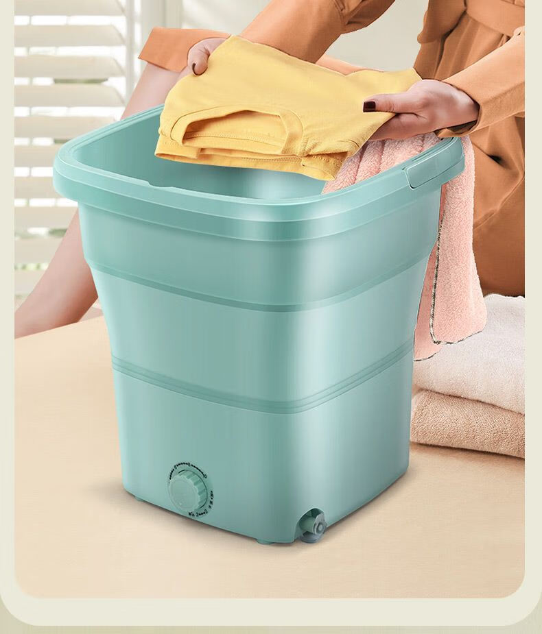 简易洗衣机可折叠洗脱一体全自动小型宿舍学生迷你便携式可脱水 p68