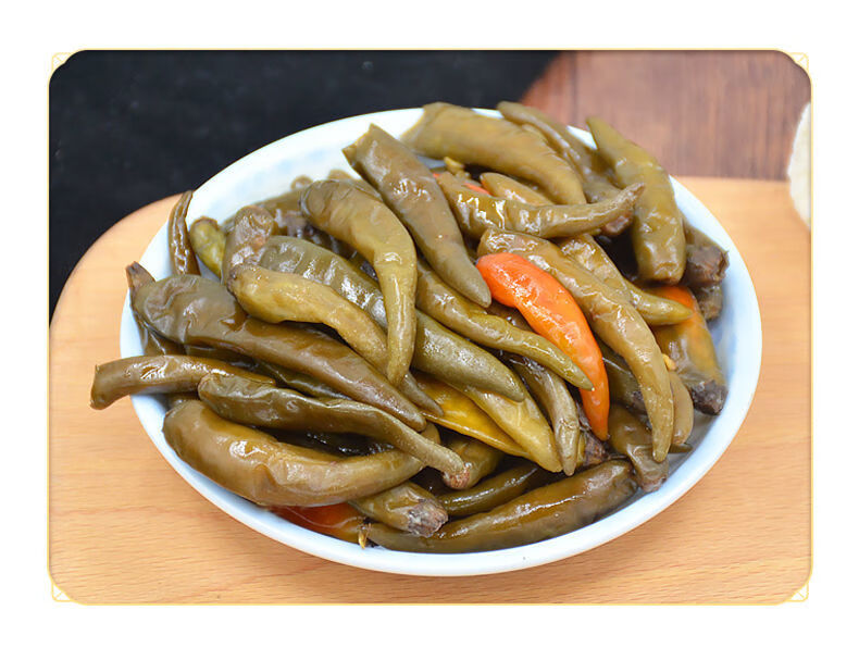 老坛泡椒酸辣小尖椒咸辣椒小辣椒淹辣椒腌制辣椒咸菜下饭菜小泡椒 1斤