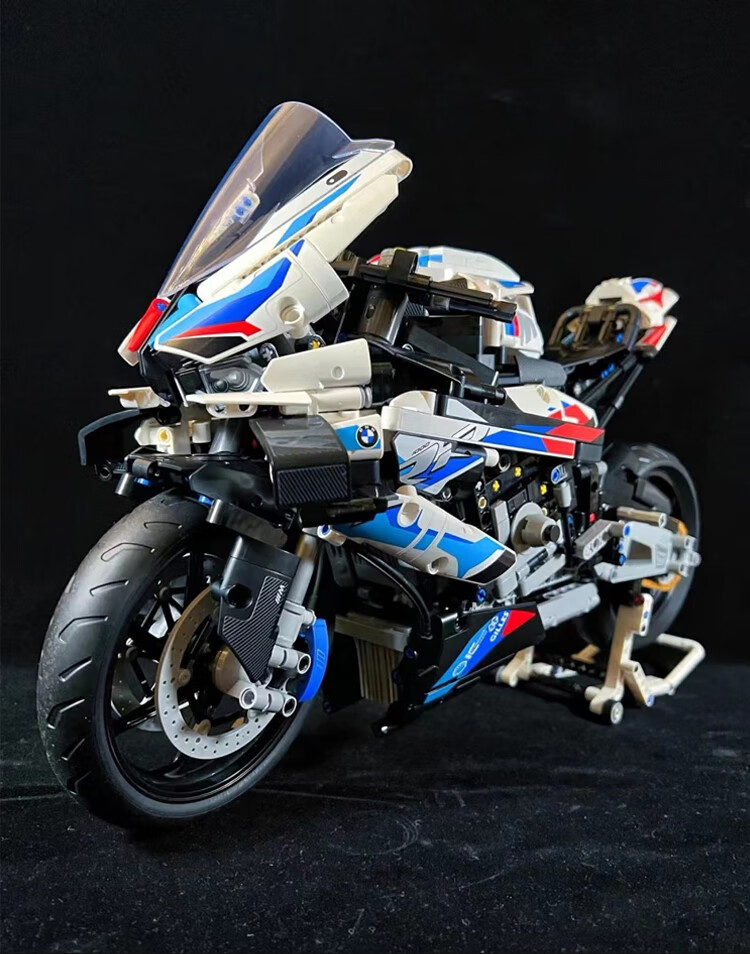 乐高(lego)宝马摩托车m1000rr 机械组42130积木同款乐高m1000rr模型