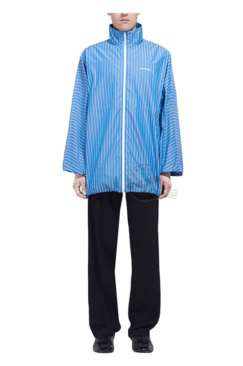 balenciaga(巴黎世家)男装条纹夹克外套571434 tgm07 4640 蓝色 46