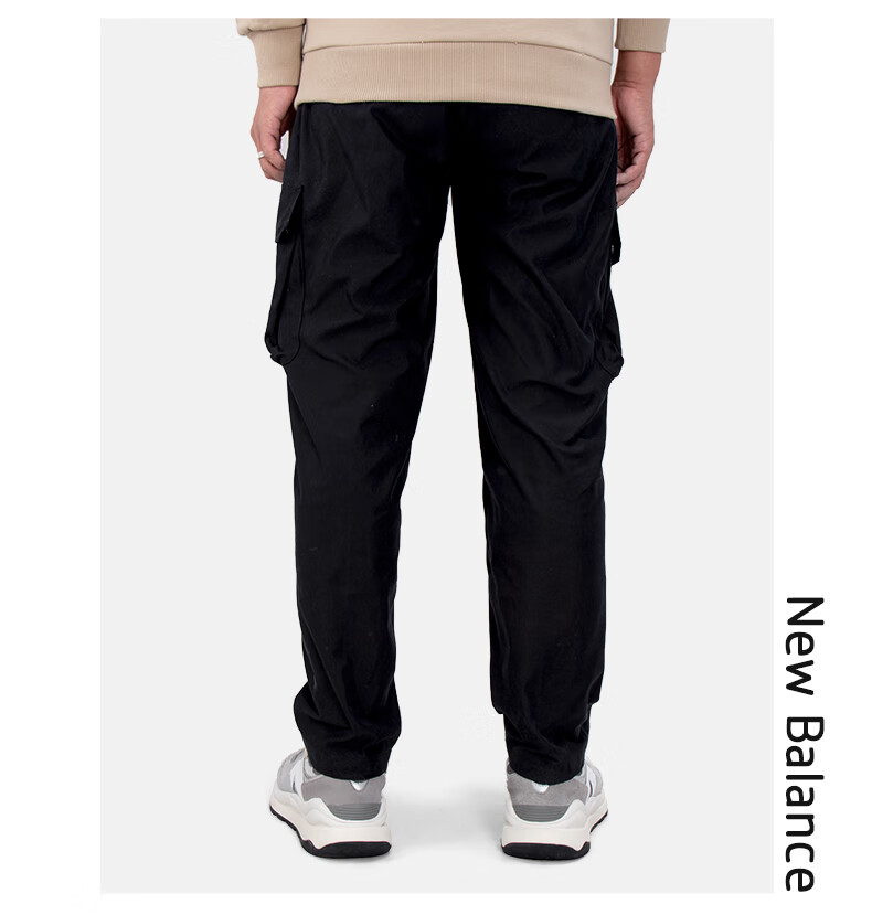 new balance nb男裤子男2021秋冬新款宽松大码工装裤休闲运动裤amp