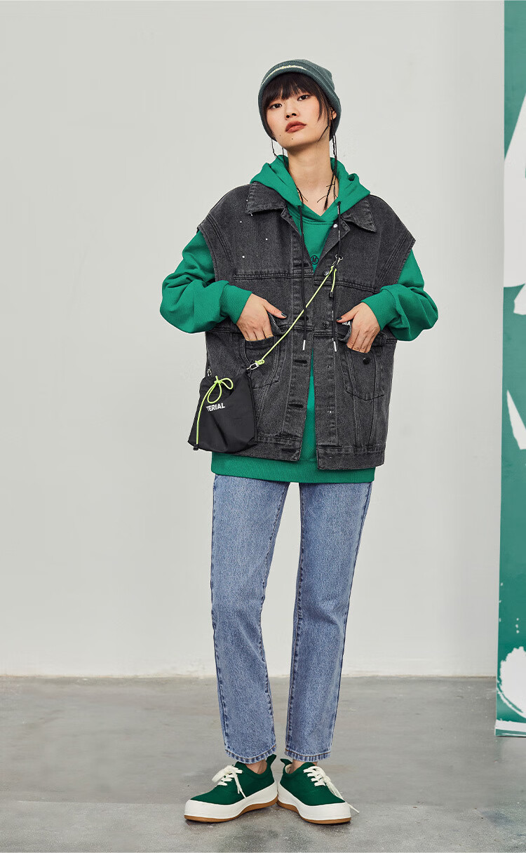 material girl物质女孩卫衣女春秋薄款白色连帽上衣情侣外套2021新款