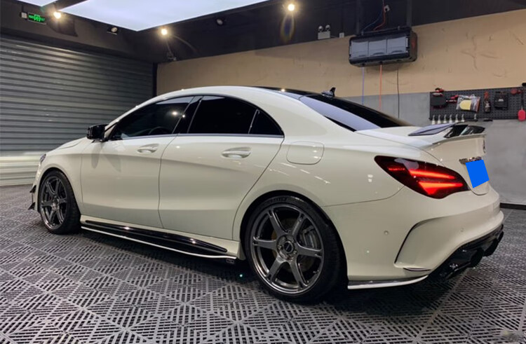 适用w117奔驰cla级220 260 cla45改装包围前唇前铲后唇侧裙尾翼